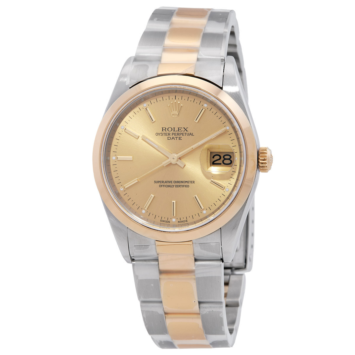 Pre-owned Rolex Automatic Champagne Dial Mens Watch 15203320B | Jomashop.com & JomaDeals.com