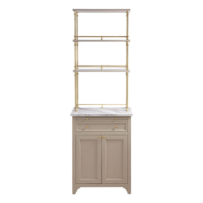Ramona Serving Cabinet with Marble Top | Ballard Designs, Inc.