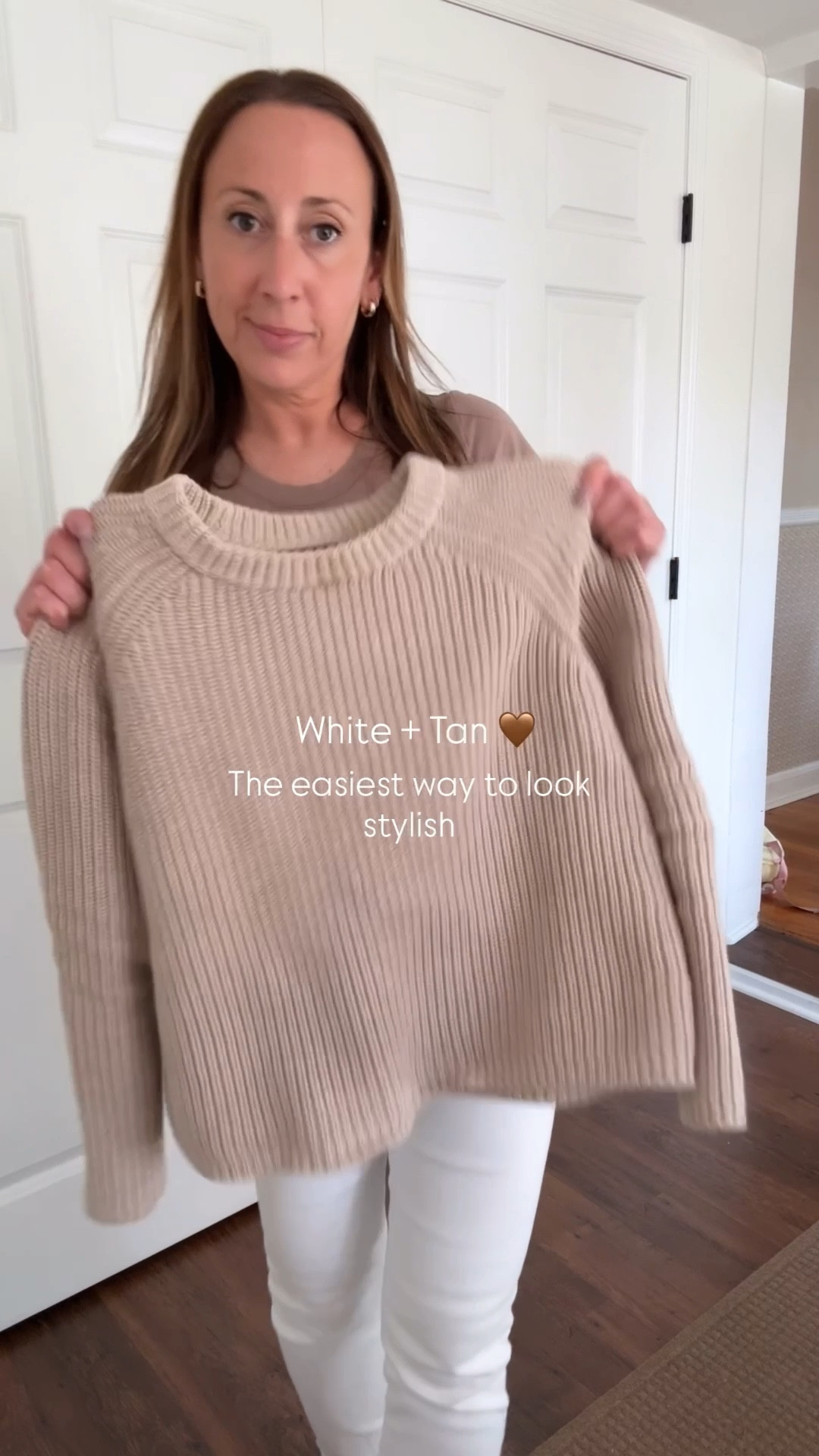 White + tan = always chic 🤍🤎 My easiest go-to outfit formula for that polished, effortless look. This fisherman sweater is so good for under $50—amazing quality, gorgeous colors, and perfect year-round (even tossed over your shoulders on summer nights for that extra put-together touch).

10 SEO-Friendly Keywords (for search visibility):
• women’s effortless style
• chic neutral outfit
• white and tan outfit
• affordable fisherman sweater
• best sweaters under $50
• quiet luxury fashion
• old money outfit inspiration
• elevated casual style
• timeless wardrobe essentials

@Quince 

#LTKgrwm #LTKootd #LTKdayinmylife