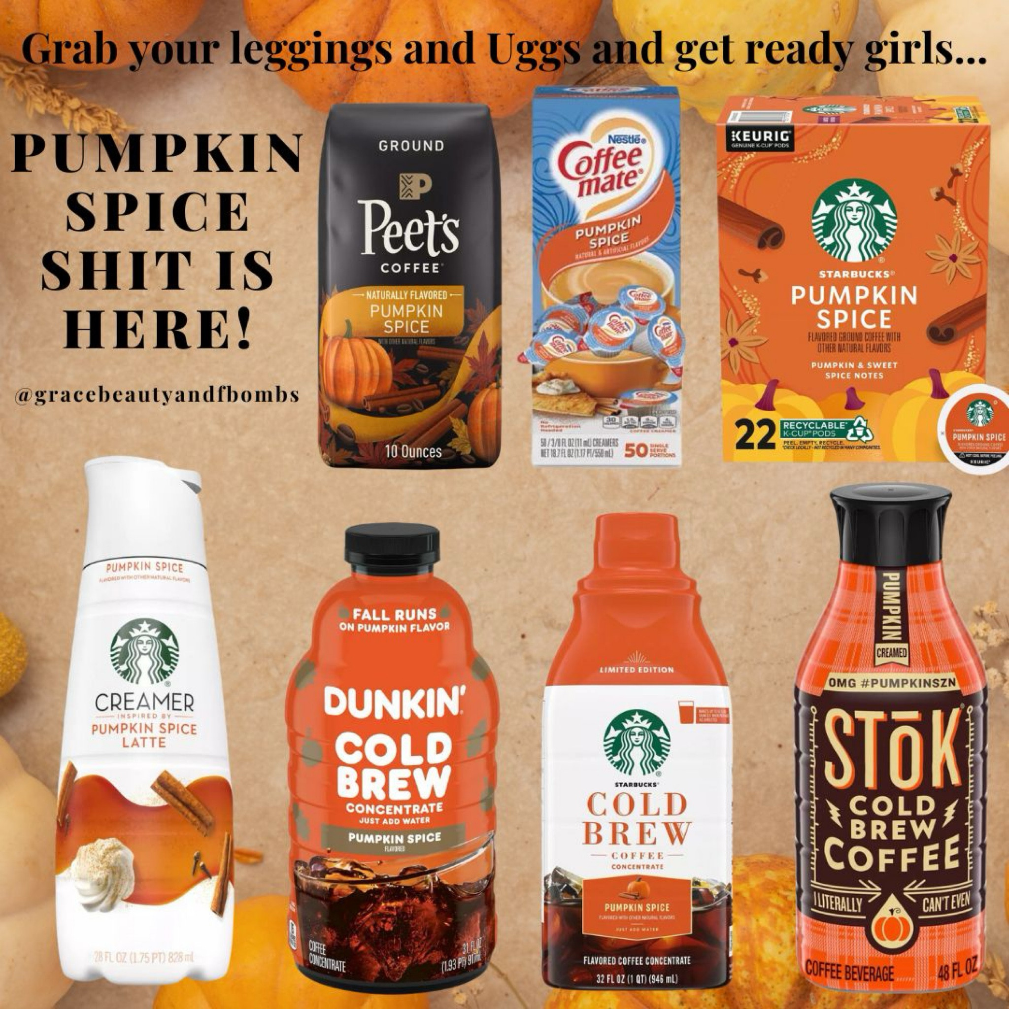 Cheers to my fellow basic bitches! It may be 90 degrees on Colorado today, but I rejoice at the sight of pumpkin spice shit!

#LTKHome #LTKBacktoSchool #LTKSeasonal