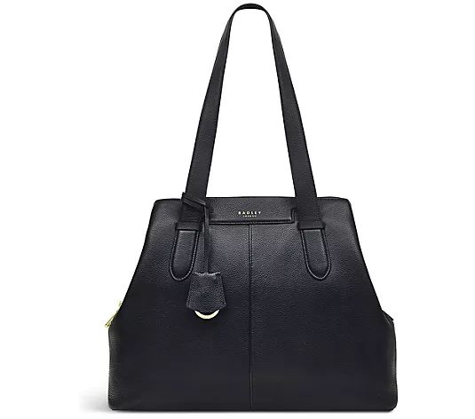 RADLEY London P iccardy Hill Medium Zip Leather Shoulder Bag - QVC.com | QVC