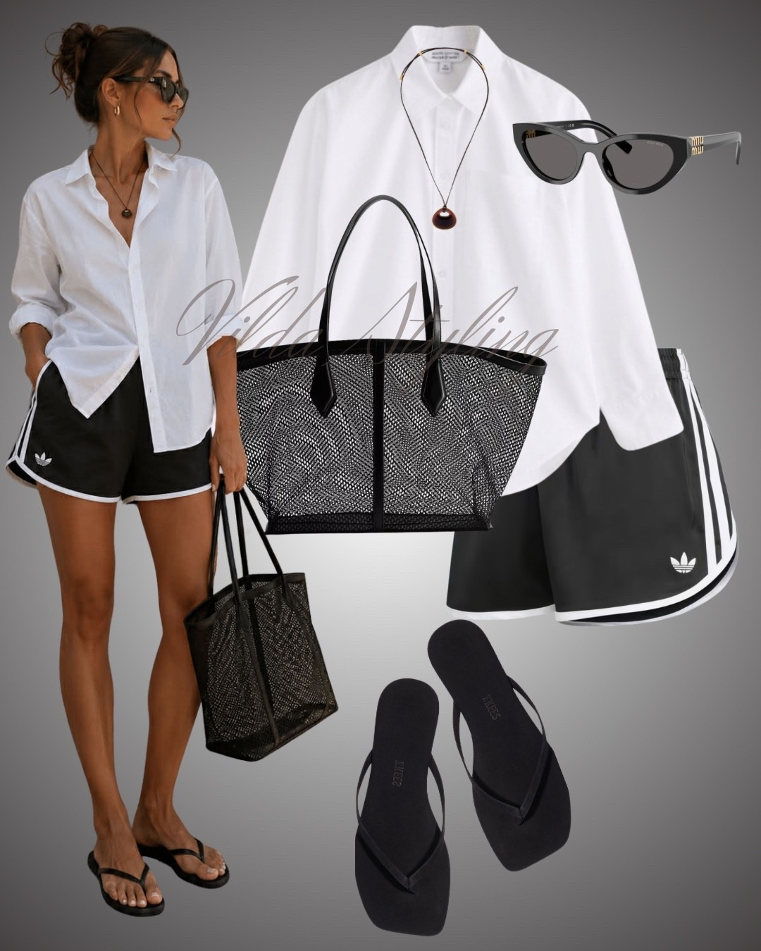 The easiest summer uniform: Adidas shorts + an oversized white shirt + flip flops. Effortless, minimal, and perfect for everyday wear. casual chic look🖤


#adidasshorts #adidasoutfit #oversizedshirt #whiteshirt #summerstyle #casualoutfit #everydaystyle #minimalstyle #effortlessstyle #sportychic #flipflops #blackandwhite #ltk #shopthelook #outfitinspo

#LTKsummer #LTKeurope #LTKstyletip