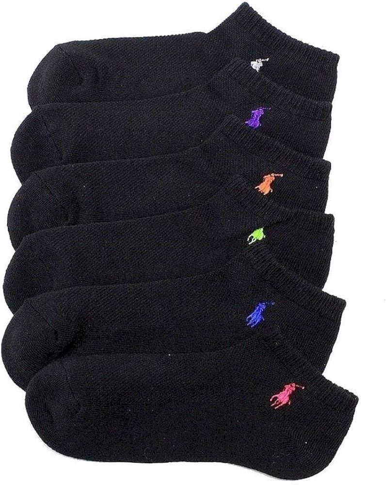 Polo Ralph Lauren Women's 6-Pack Low-Cut Sport Socks | Amazon (US)