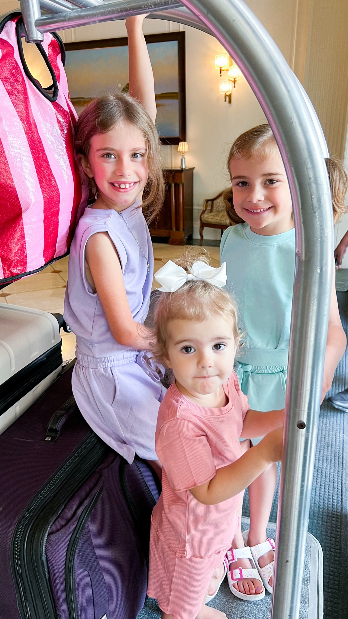 The girls’ travel sets 🤩 my middle is really sensitive to fabrics and said she loved this material! 

True to size! 

And their slides are so cute!



#LTKFamily #LTKKids #LTKFindsUnder50