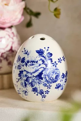 Delft Egg Bud Vase | Anthropologie (US)