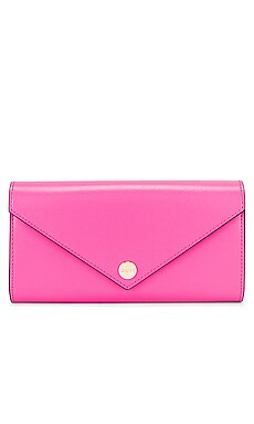 Ganni Banner Wallet in Carmine Rose from Revolve.com | Revolve Clothing (Global)