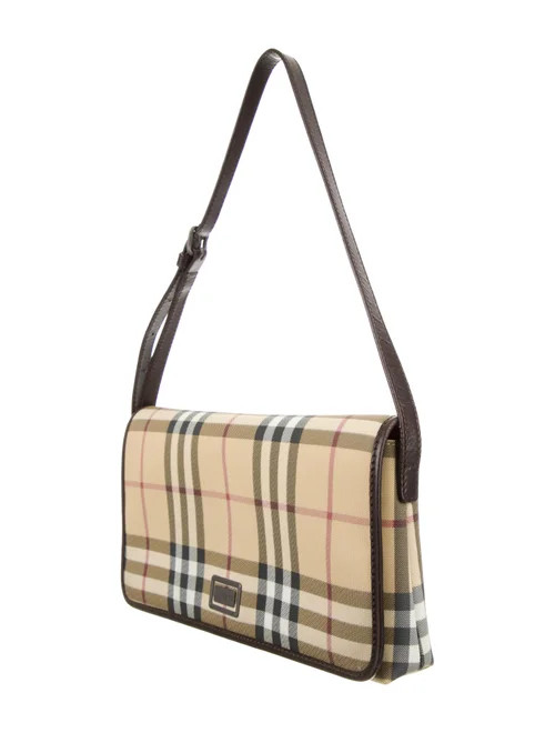 Burberry London Nova Check Shoulder Bag - Handbags -
          WBURL49095 | The RealReal | The RealReal