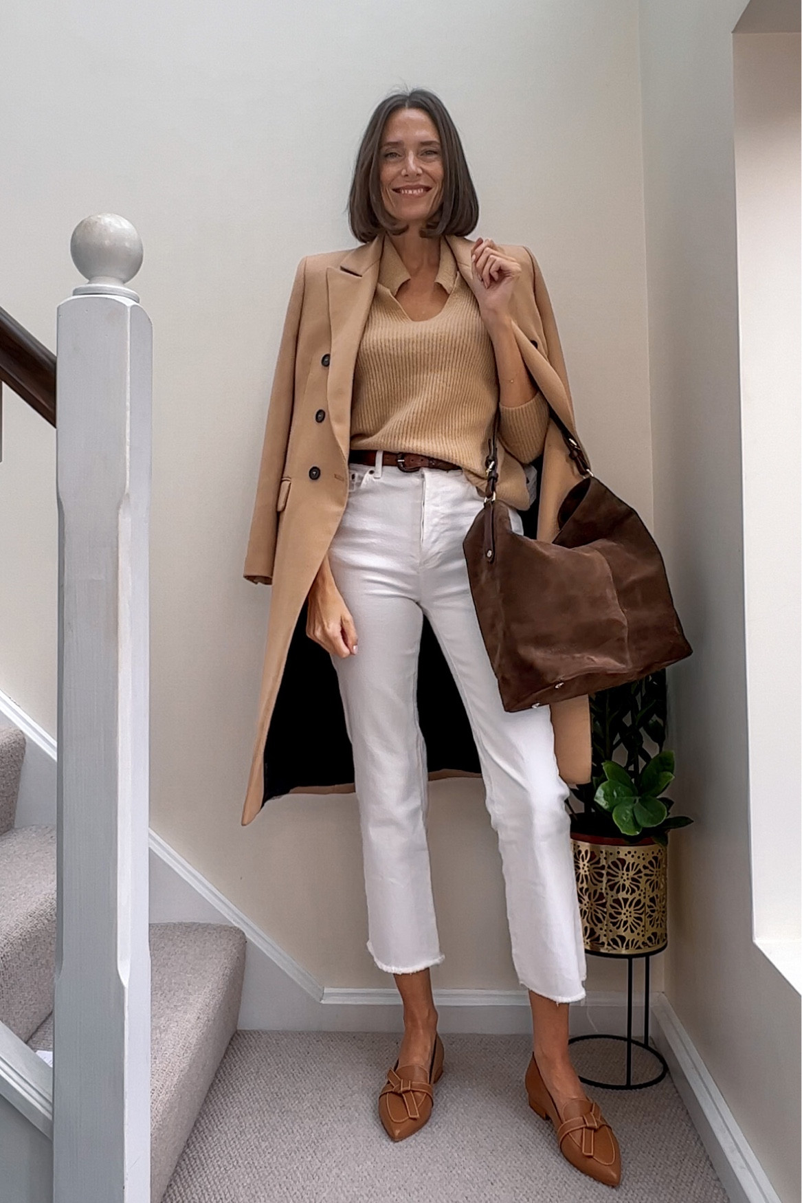 Wearing white jeans into autumn is a way of taking summer with you. I love to style white or cream with camels, tans and browns at this time of year because it feels autumnal but still fresh because of the lighter tone. Wear this look to work on a casual day or just as an every day outfit. The camel coat is an absolute must at this time of year and I’ve linked a range of price points below 🐪🤎

#LTKshoecrush #LTKstyletip #LTKSeasonal