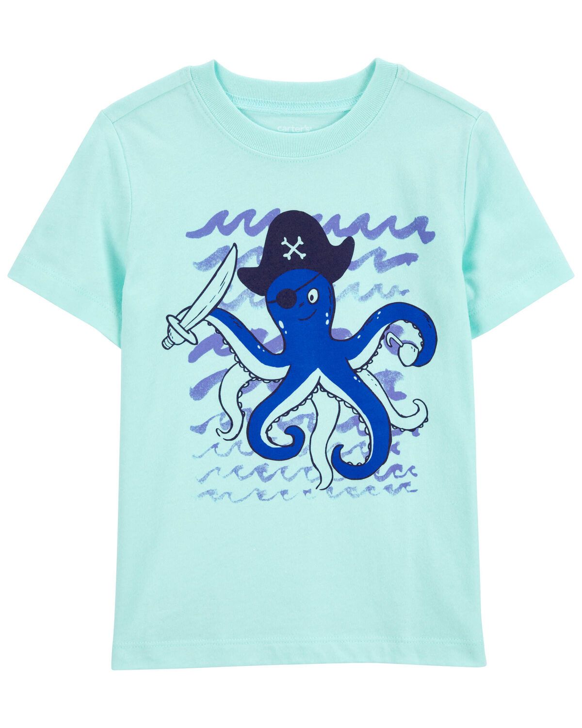 Toddler Octopus Pirate Graphic Tee | Carter's