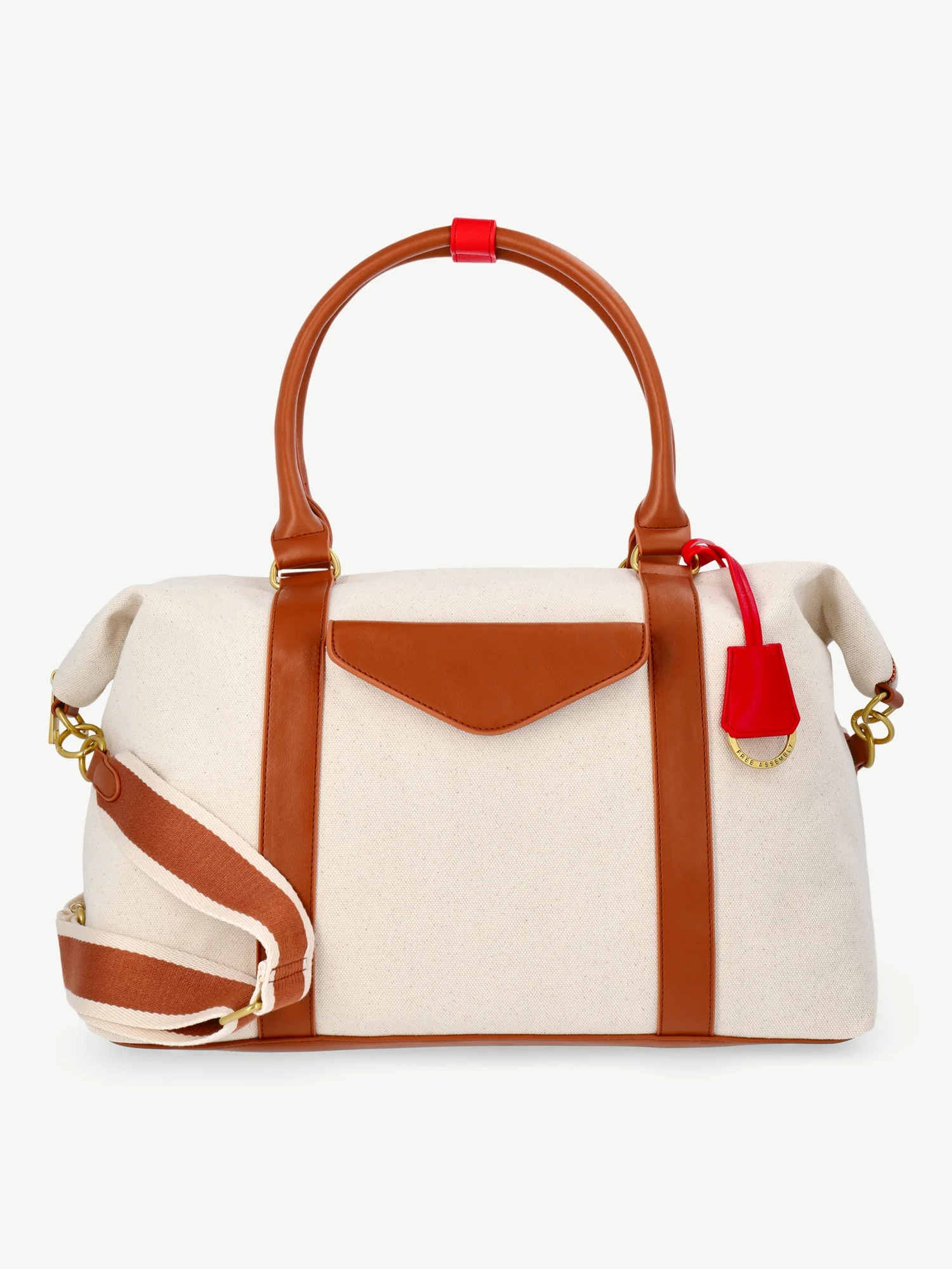 Free Assembly Women's Canvas Duffle Bag, Canvas | Walmart (US)