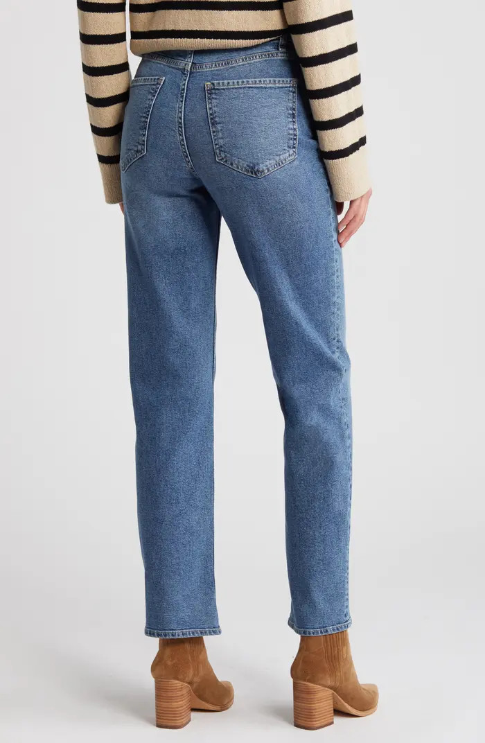 Rails The Topanga High Waist Ankle Straight Leg Jeans | Nordstrom | Nordstrom