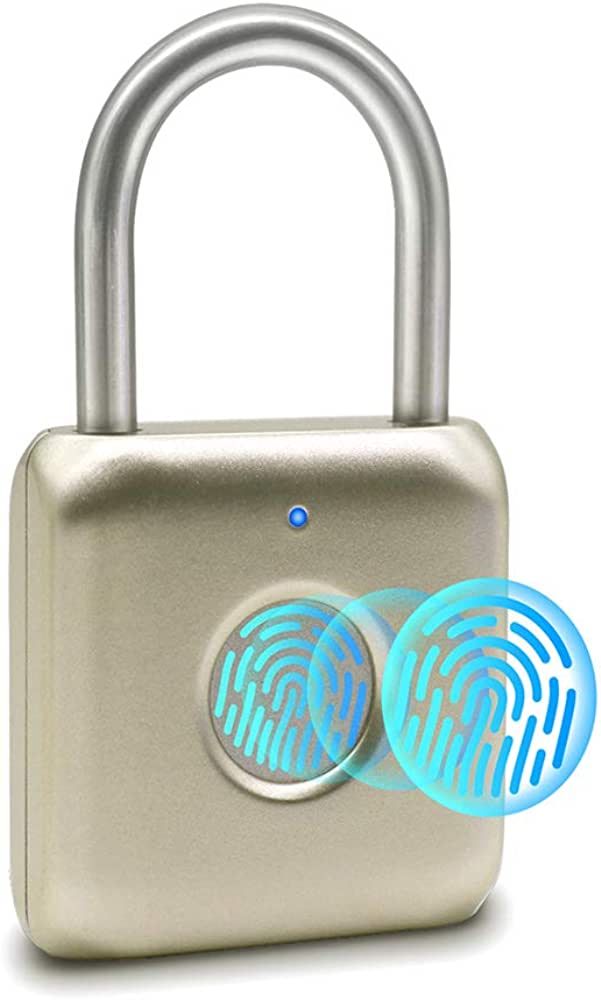 Fingerprint Padlock eLinkSmart Digital Padlock Locker Lock Metal Keyless Thumbprint Lock for Gym ... | Amazon (US)