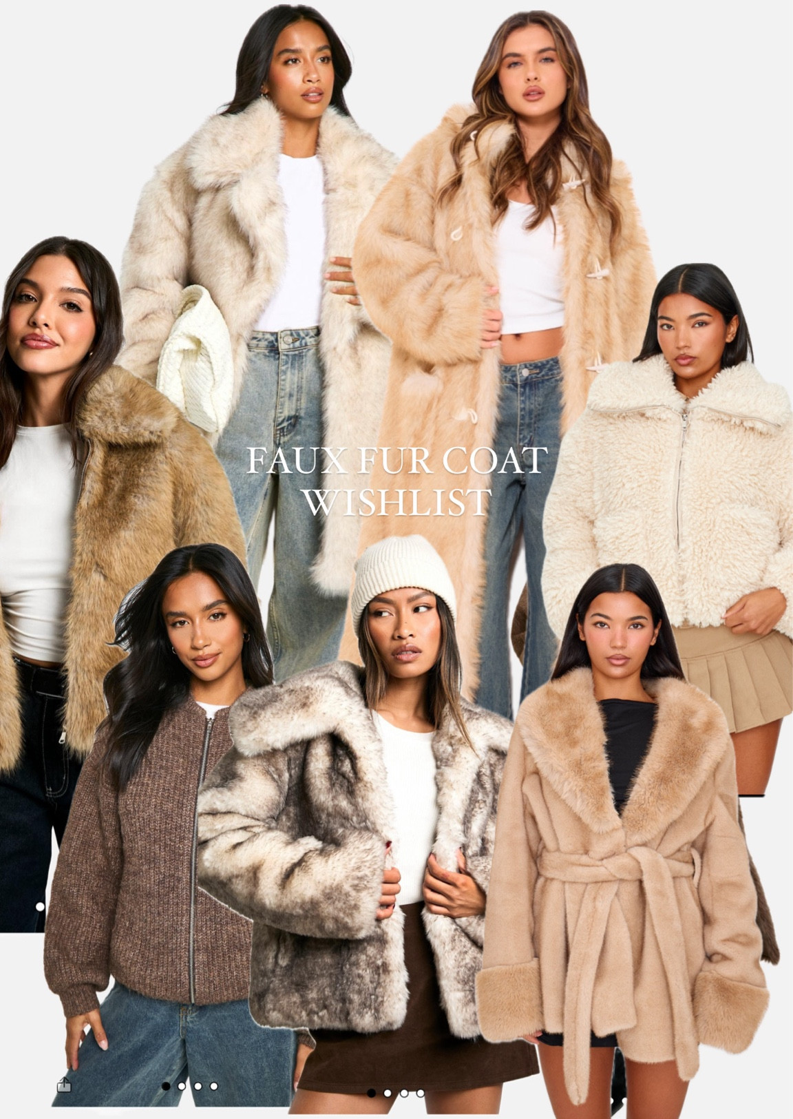 Affordable faux fur coats! 

#LTKuk #LTKautumn #LTKwinter