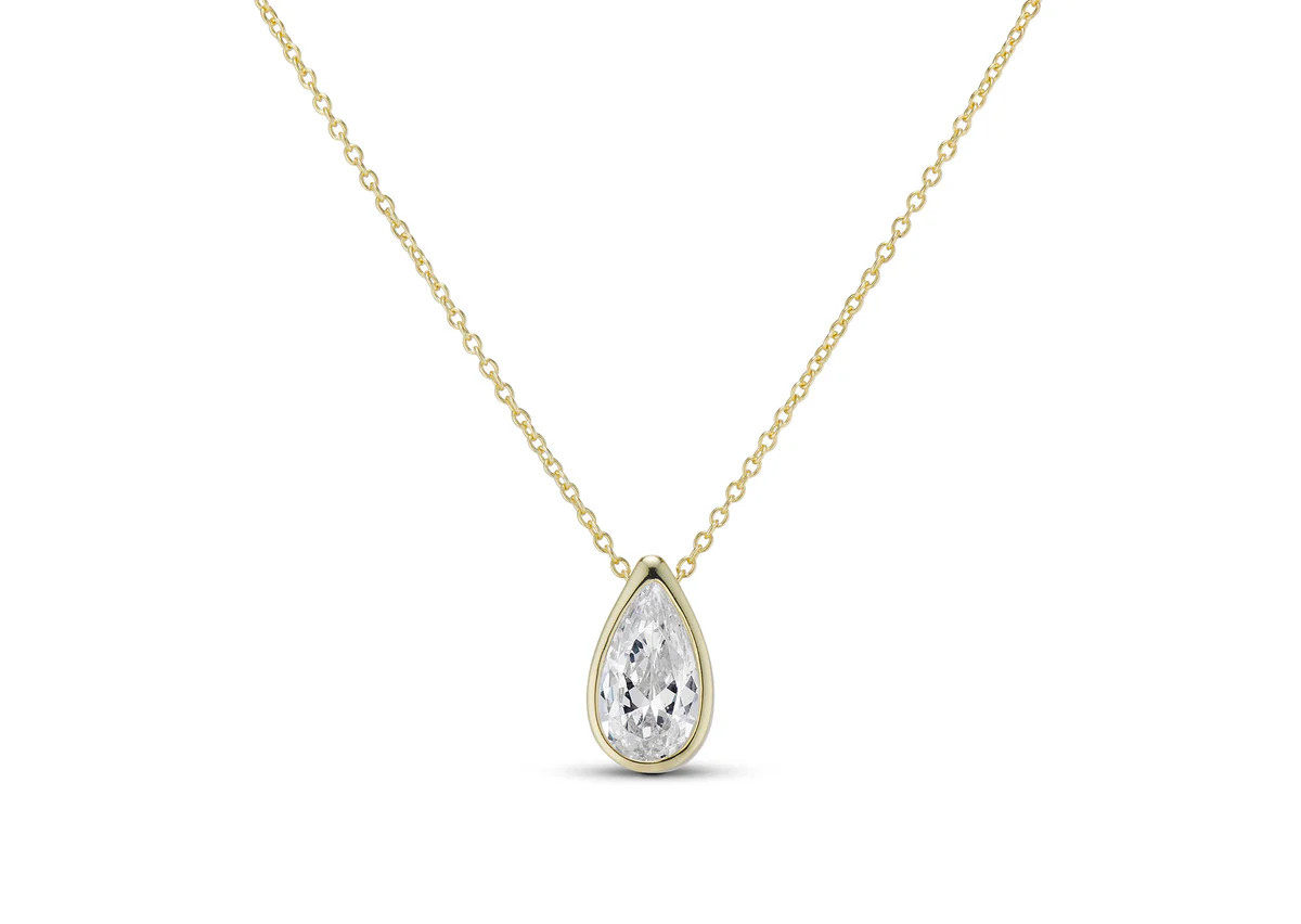 CZ TEARDROP NECKLACE | EP JEWELS 