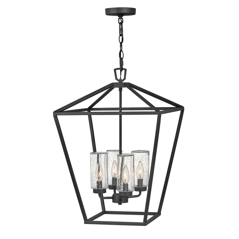 Guzik 4 -Bulb 24.5'' H Outdoor Hanging Lantern | Wayfair North America