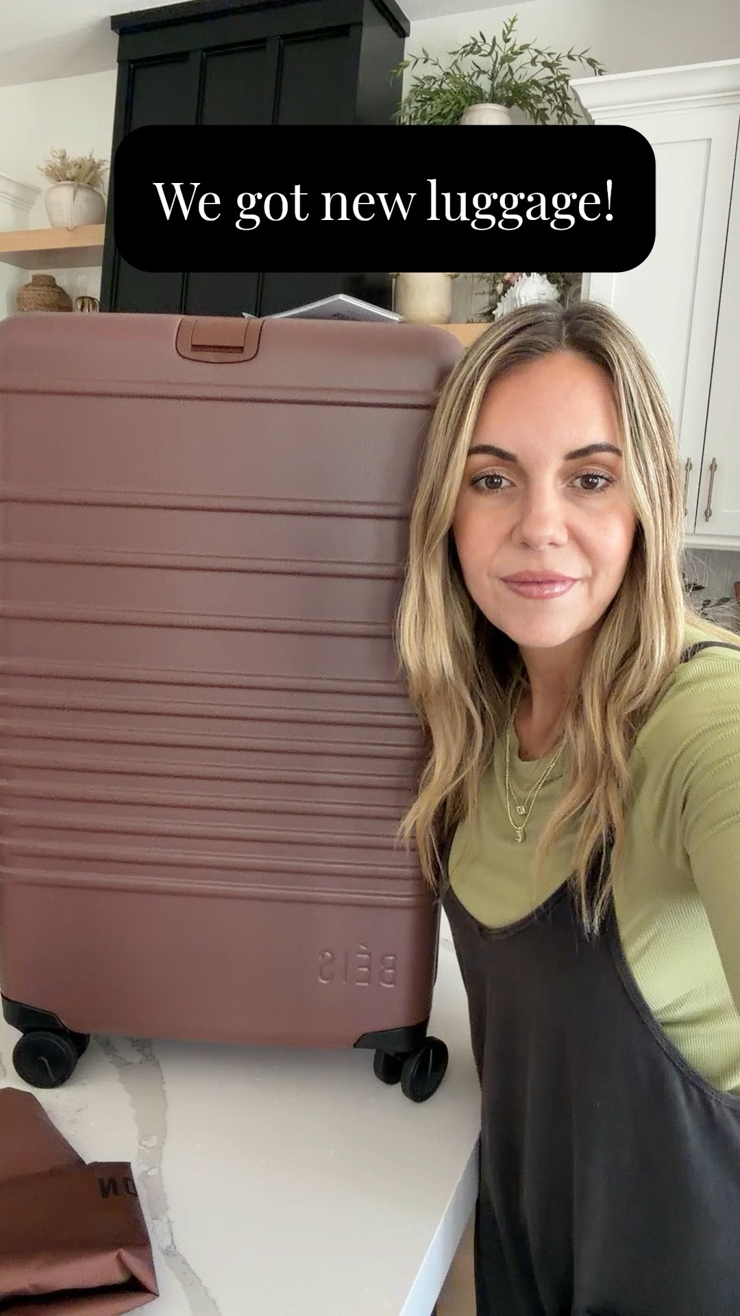 So very excited about our new luggage from @beistravel 🙌🏼 #sponsored I feel like an adult! lol 😂 This Maple color is stunning and won’t get dirty looking. This suitcase has so many pockets, a shelf, and a built in lock! We will get so much use out of the weekender bag and mini weekender for Bentlee! 🩷

#LTKdayinmylife #LTKvlog #LTKTravel
