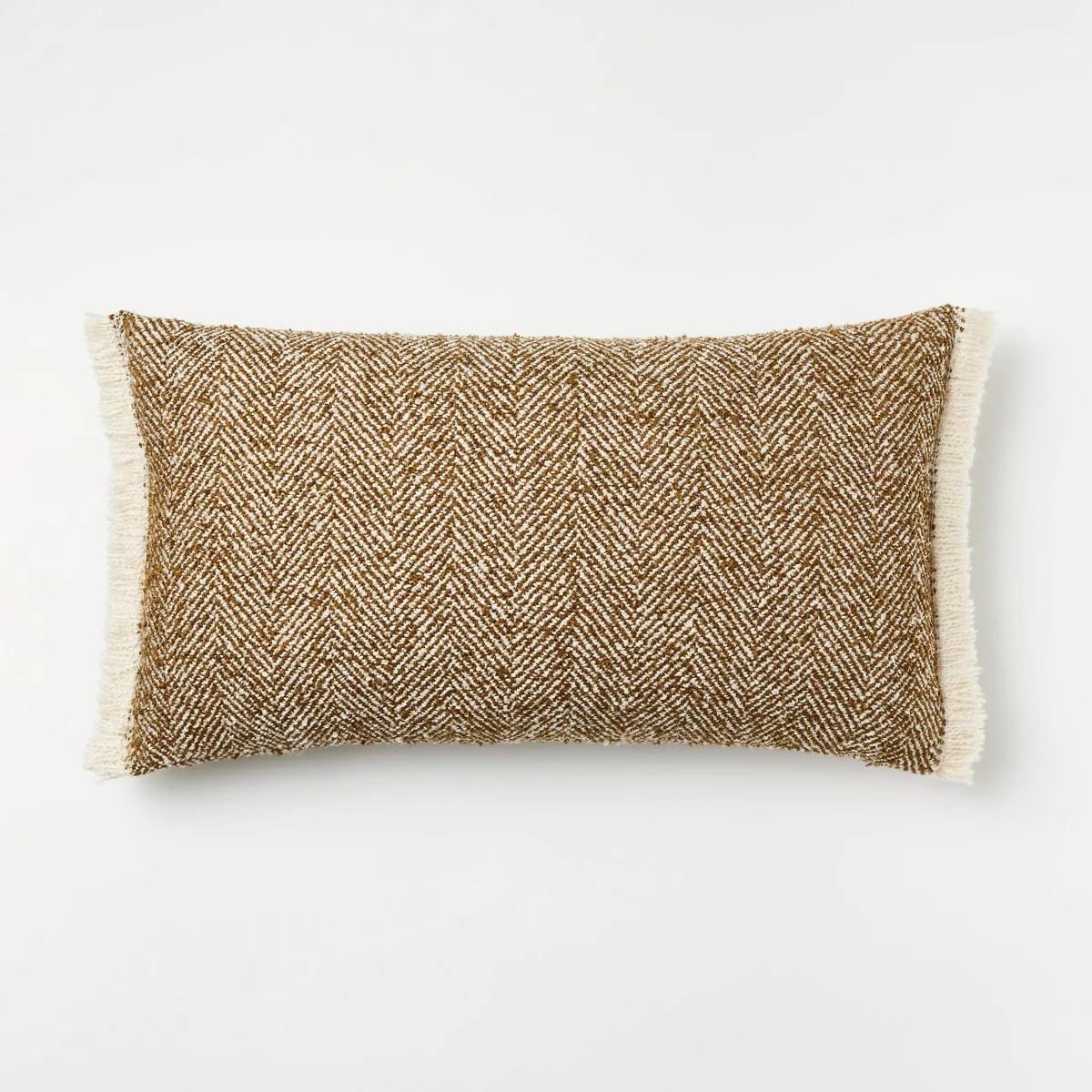 Herringbone with Frayed Edges Throw Pillow - Threshold™ designed with Studio McGee | Target