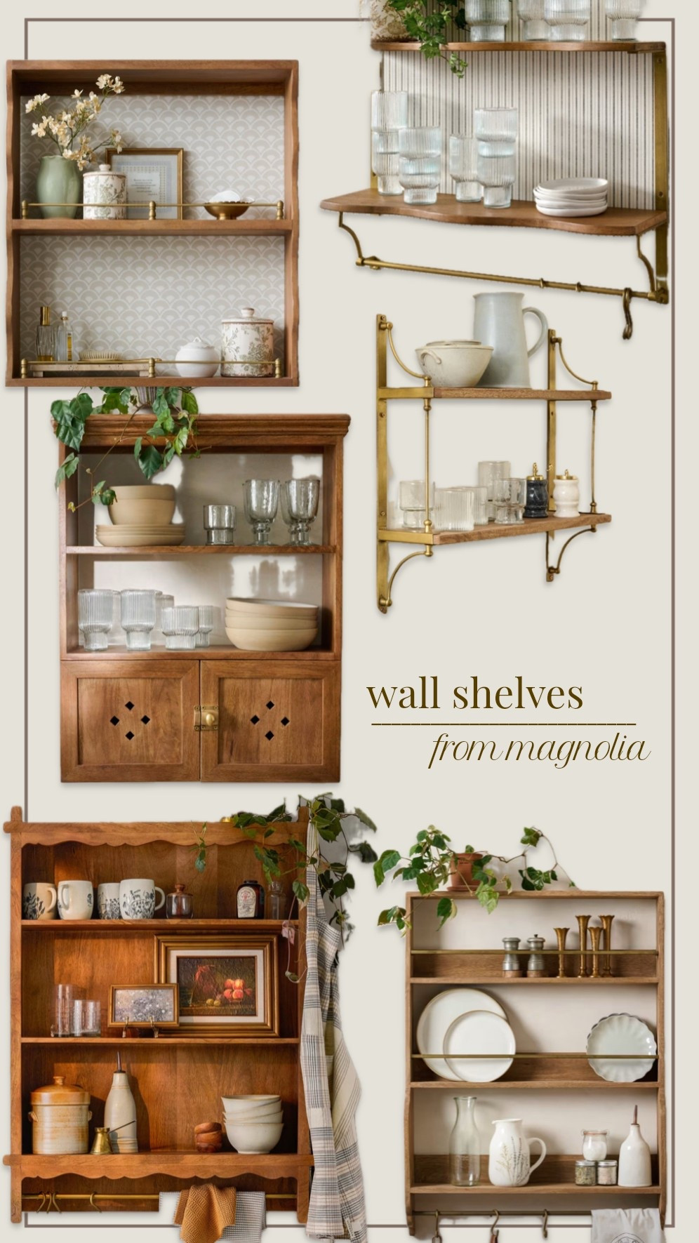 storage/display shelves for the kitchen or bathroom 🌿

#LTKStyleTip #LTKHome #LTKSpringSale
