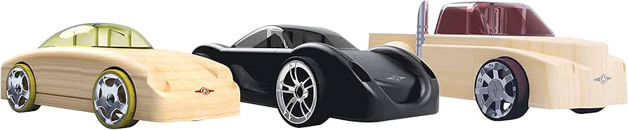 Automoblox Collectible Wood Toy Cars and Trucks—Mini Manta/Fang/Rex 3-Pack (Compatible with oth... | Amazon (US)