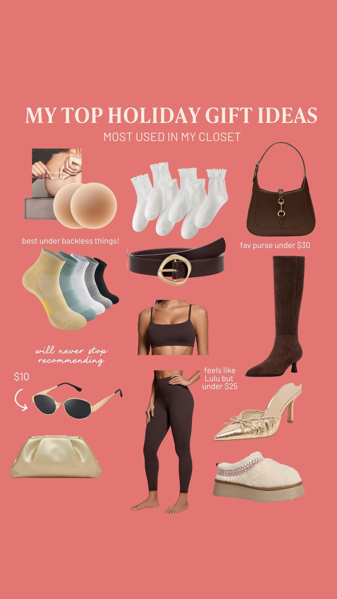 Amazon gift guide for her, my most worn pieces that help complete all of my outfits 🩷🎄 @amazon #ad #founditonamazon #winterfavorites2025

#LTKGiftGuide #LTKSaleAlert #LTKCyberWeek