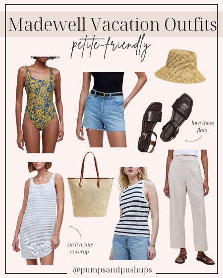 Madewell Vacation outfit ideas!

My sizing:
Tops & Coverup: XXS
Shorts: 24
Pants: Petite 24
Sandals: 5

#LTKstyletip #LTKfindsunder100 #LTKSeasonal