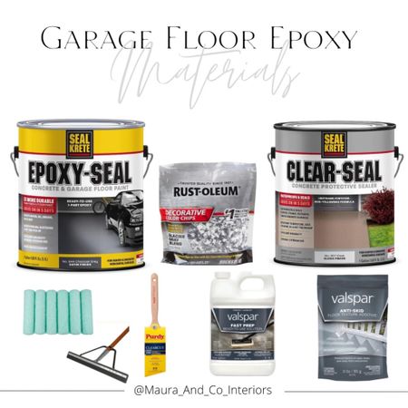 Epoxy garage floor materials

#LTKbump #LTKhome
