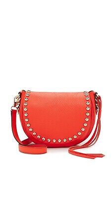 Rebecca Minkoff Unlined Saddle Bag - Electric Red | eBay AU