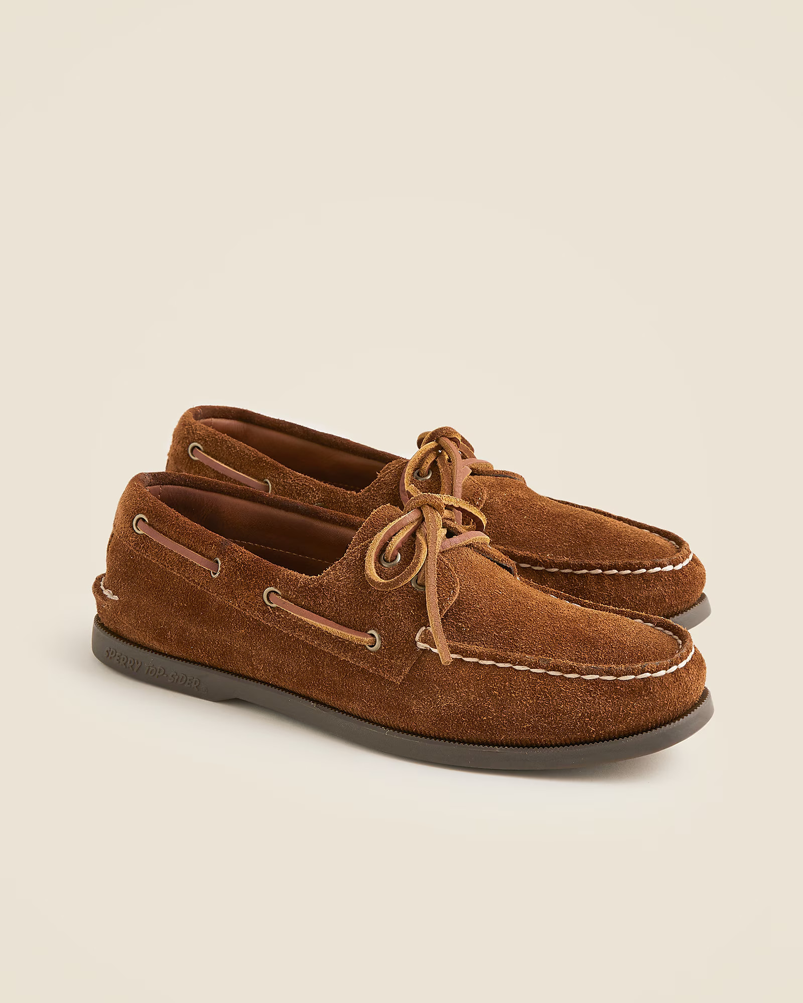 Sperry® X J.Crew Authentic Original unisex two-eye boat shoes in roughout suede | J. Crew US
