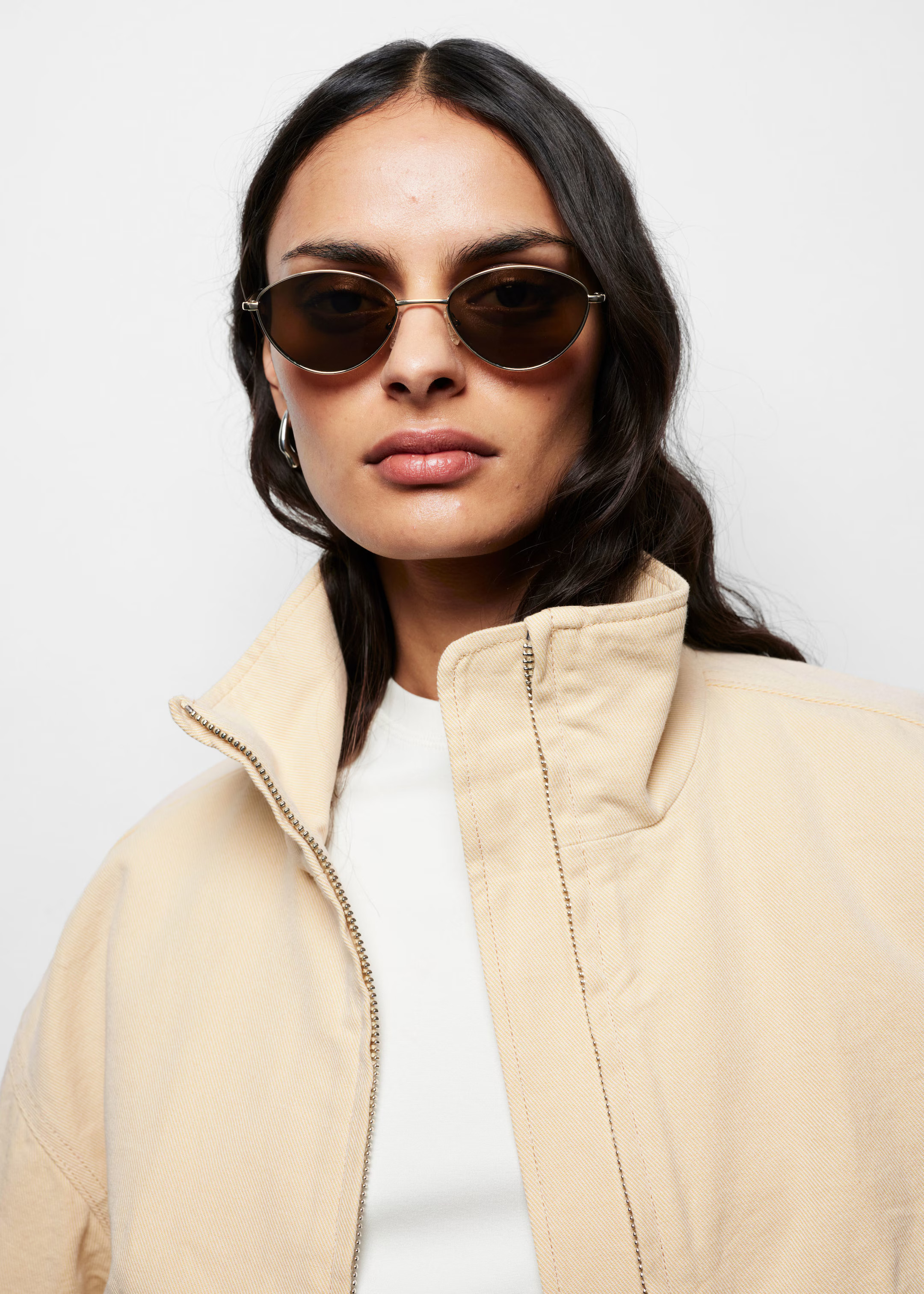 Oval-Frame Metal Sunglasses | & Other Stories UK