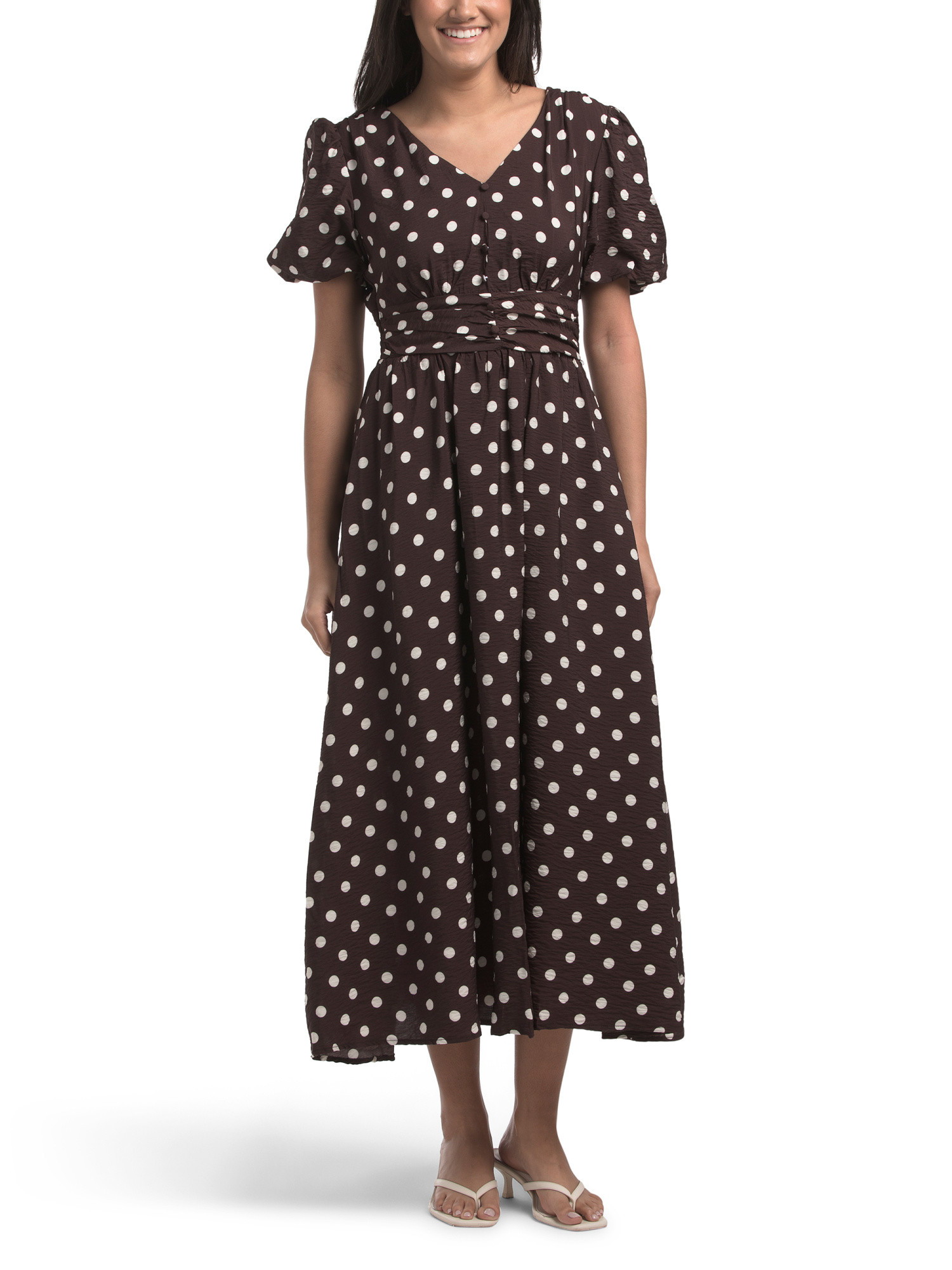 Polka Dot Maxi Dress | TJ Maxx