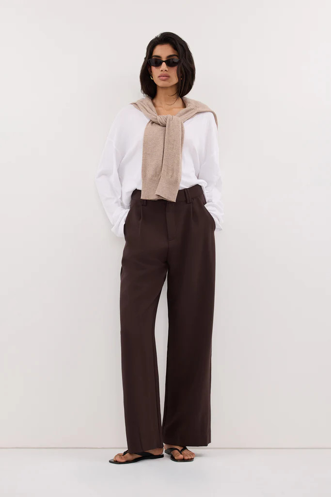 ELLE DARK CHOCOLATE PANT | DISSH