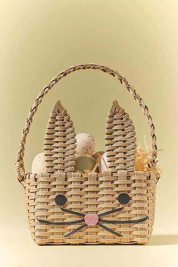 Talking Tables Rattan Easter Basket | Anthropologie (US)