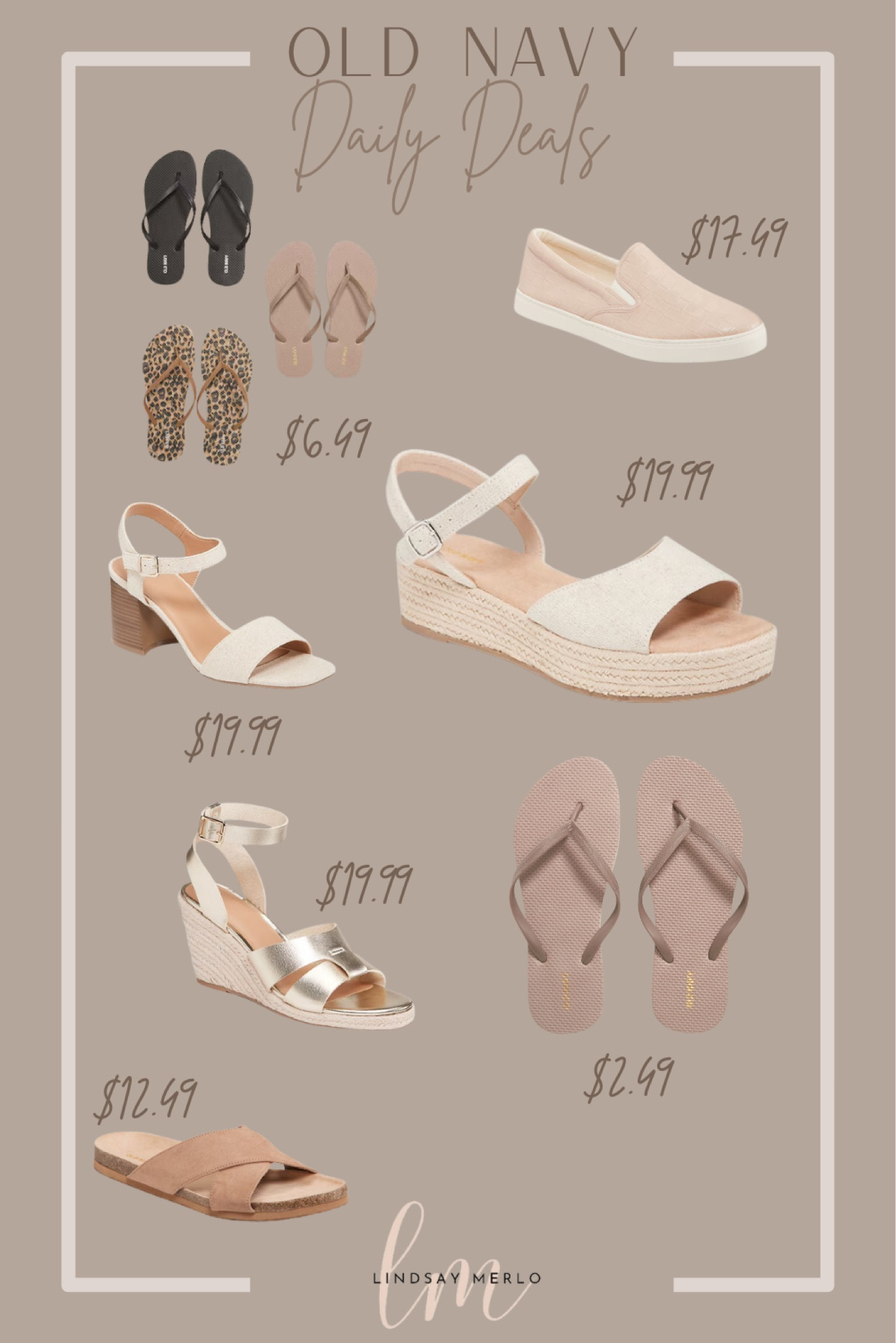 Old Navy Daily Deals

Summer Sandals Edition  
#oldnavyfinds #summer #sandals #deals

#LTKFindsUnder50 #LTKSeasonal #LTKSaleAlert