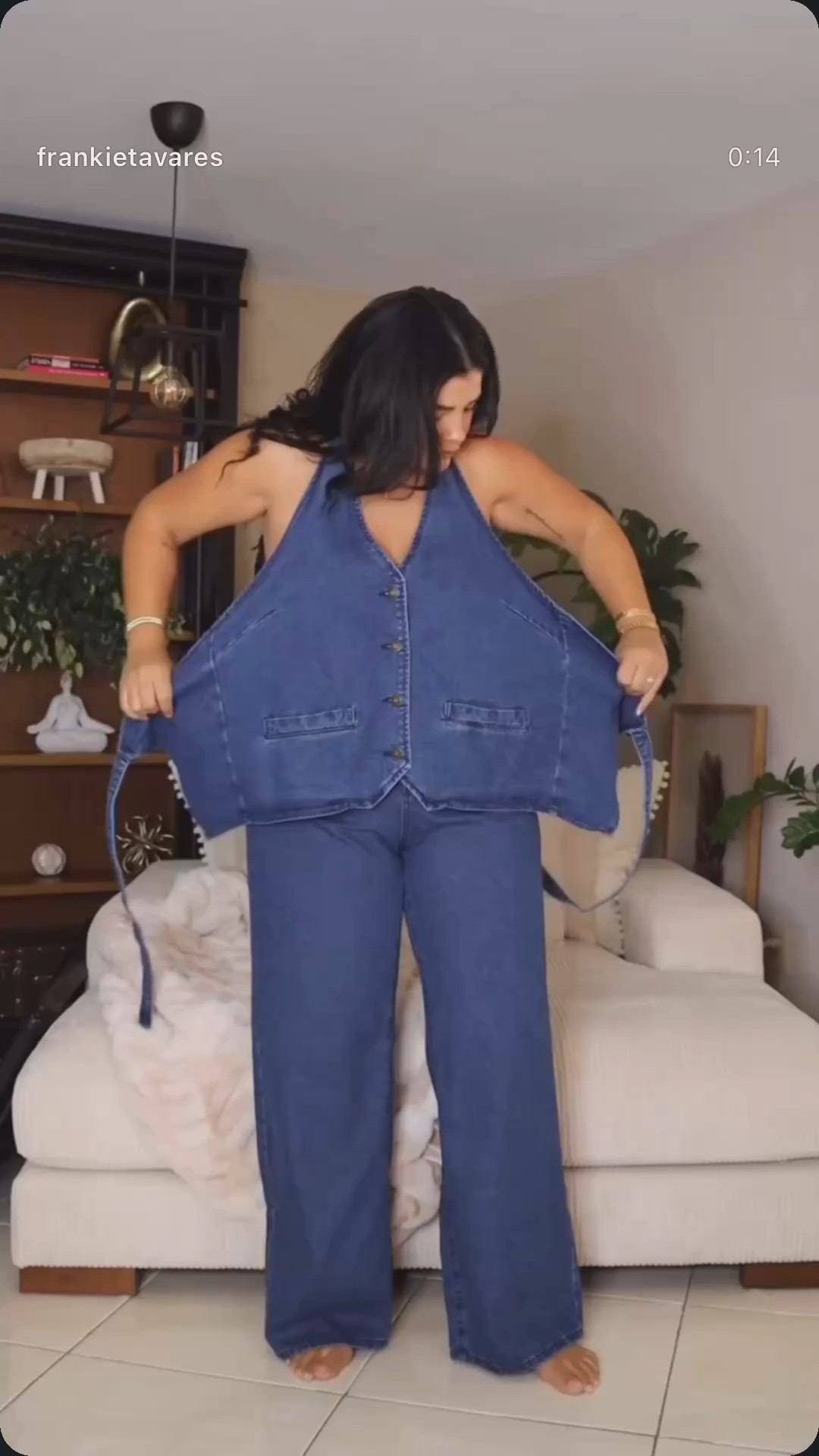 💙 This Amazon two-piece vest set is the kind of effortless look that does all the work for you—just tie the back and go.

#LTKStyle #LTKFinds #LTKFashion #AmazonFashion #AmazonStyle #DenimSet #DenimOnDenim #BacklessTop #WideLegPants #SpringStyle #SummerStyle #EffortlessStyle #CasualChic #OOTD #AmazonFinds

#LTKOver40 #LTKSeasonal #LTKootd