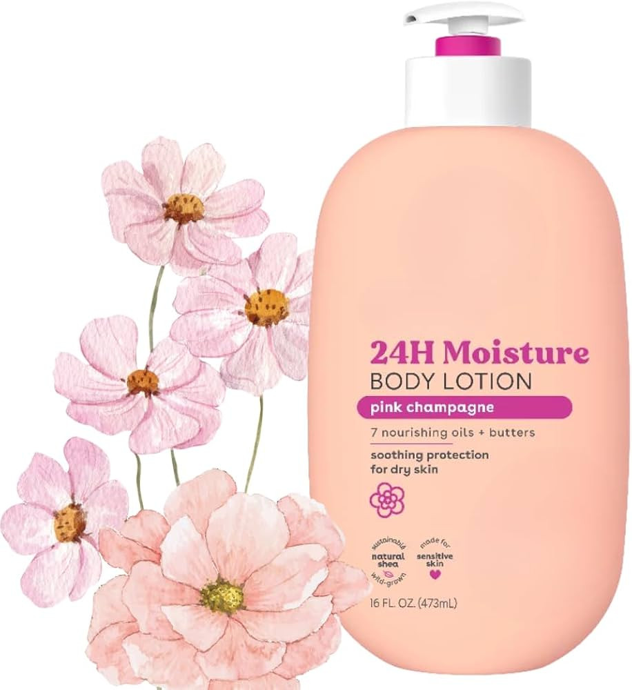 NEW~BETTER BODY LOTION- PINK CHAMPAGNE, 24-HOUR MOISTURIZER SKIN CARE, LIGHTWEIGHT, AND NON GREAS... | Amazon (US)