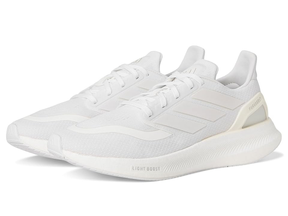 adidas Running Pureboost 5 Running Shoes Women's Running Shoes White/White/White : 11.5 B - Medium, Rubber | Zappos