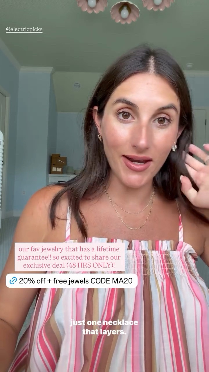 @electricpicks  our fav jewelry that has a lifetime guarantee!! so excited to share our exclusive deal (48 HRS ONLY)!