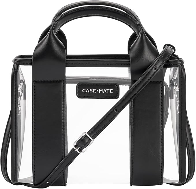 Case-Mate Jelly Stadium Bag for Women - Clear Tote Bag for Stadium Events - Black/Clear Mini Purs... | Amazon (US)