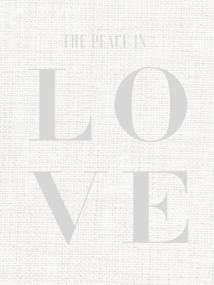 The Peace in Love: A Decorative Book for Coffee Table Books, Shelf Styling and Home Staging | Amazon (US)