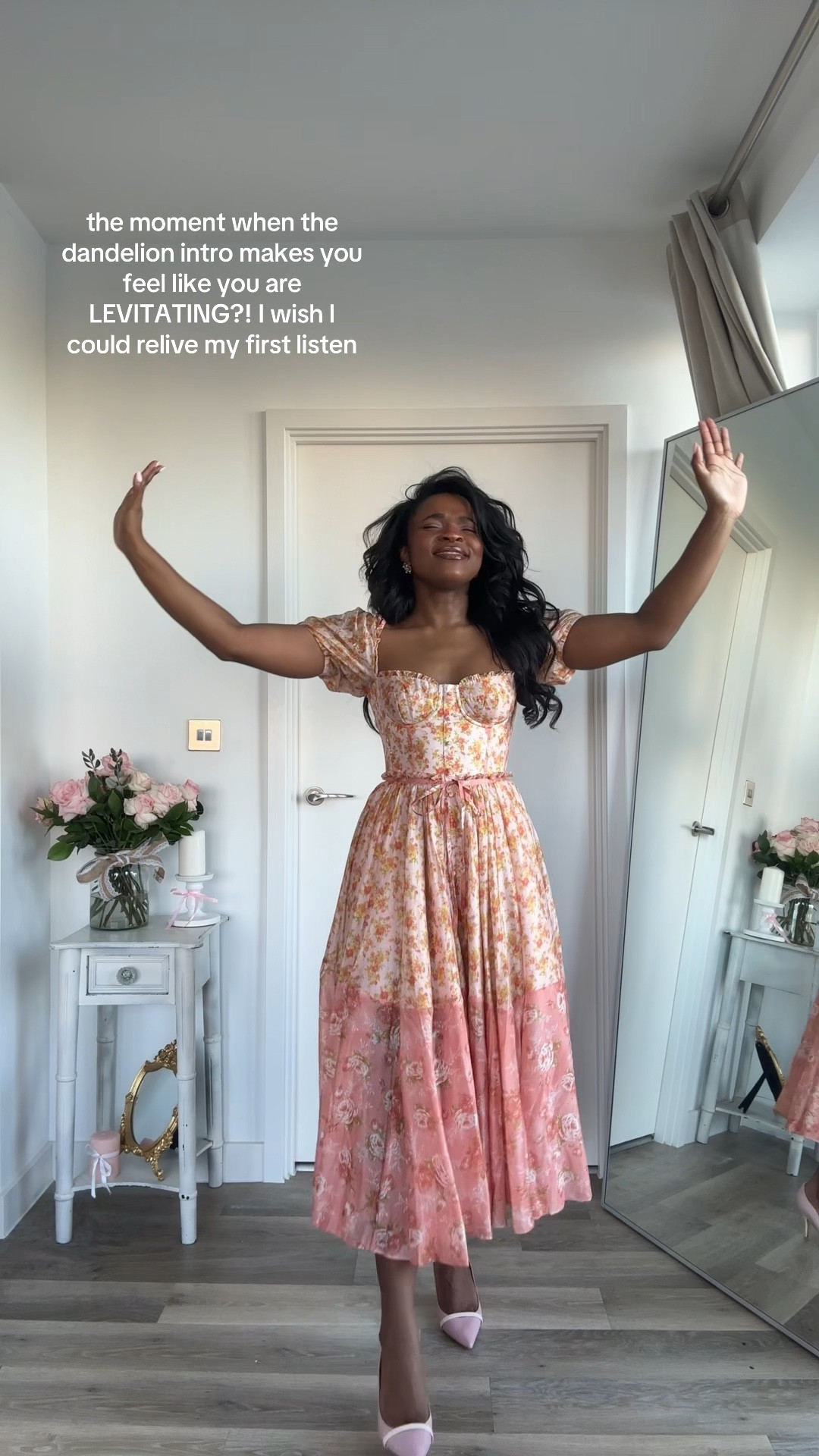 This dress feels like dandelion from Ariana grandes new deluxe version of eternal sunshine ☀️ perfect for spring, this floral midi dress from House of CB is called the Penelope and it comes in 3 different shades now! 

Spring dress, brunch outfit, summer dress, floral dress, girly dress, puff sleeves, corset, wedding guest dresss

#LTKWedding #LTKWatchNow #LTKStyleTip