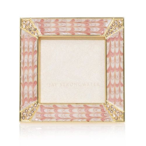 Jay Strongwater Lucas Stone Edge 5" x 7" Frame (Special Order) | Gracious Style