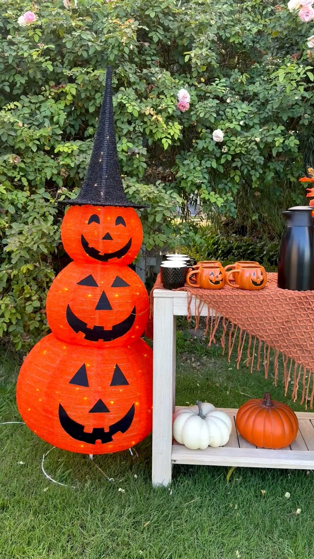 #ad @Wayfair has everything you need to create a beautiful Halloween coffee bar! I love their fall decor, furniture and hosting essentials! 🎃❤️

#LTKSeasonal #LTKHome #LTKSaleAlert