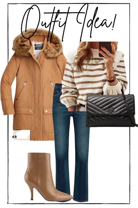 Winter outfit idea | thanksgiving outfit idea | wool parka | 

#LTKSeasonal #LTKCyberweek #LTKsalealert