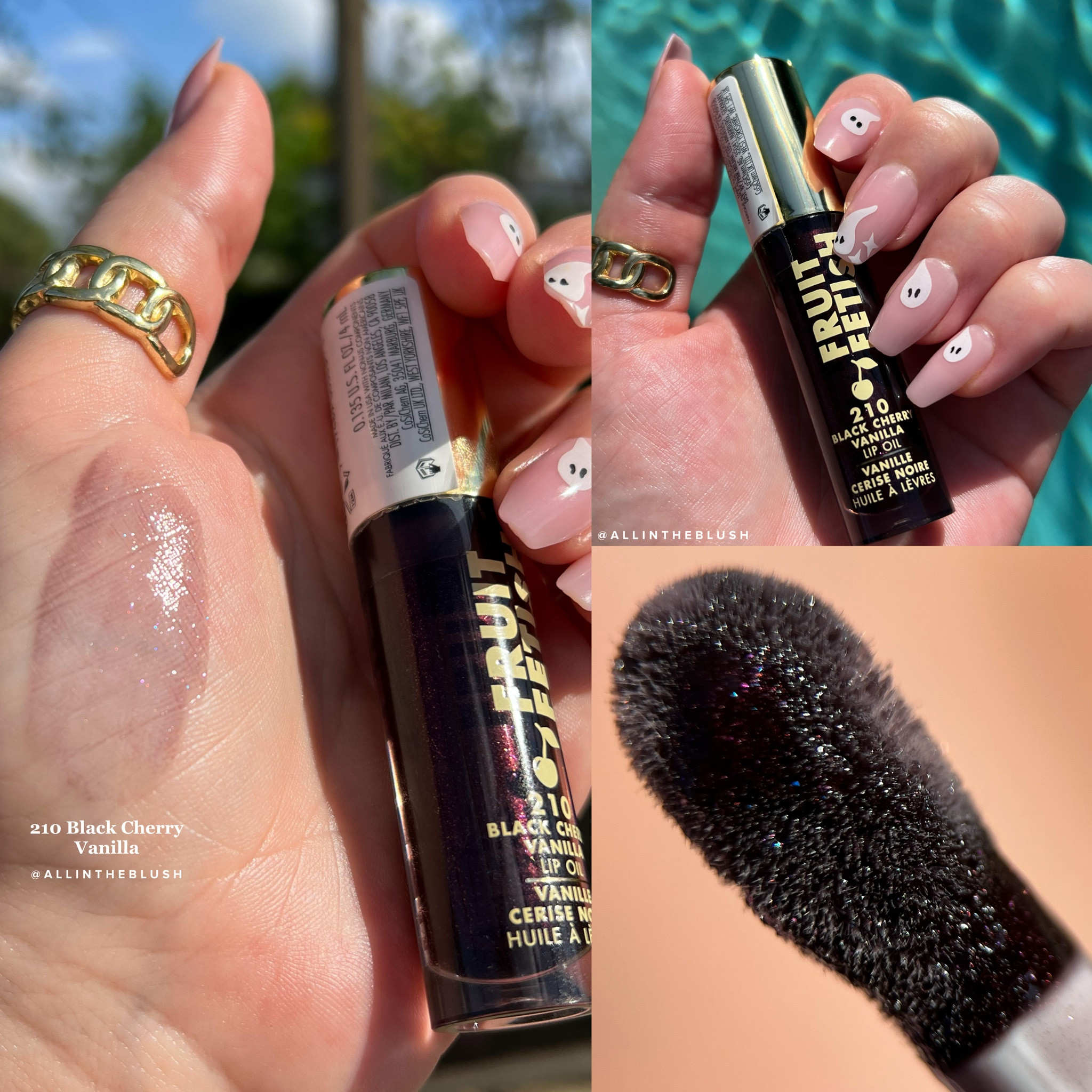 Swatching the Milani ‘Black Cherry Vanilla’ Fruit Fetish Lip Oil + wearing KISS ‘Ghoul’s' Night Nails

#LTKBeauty