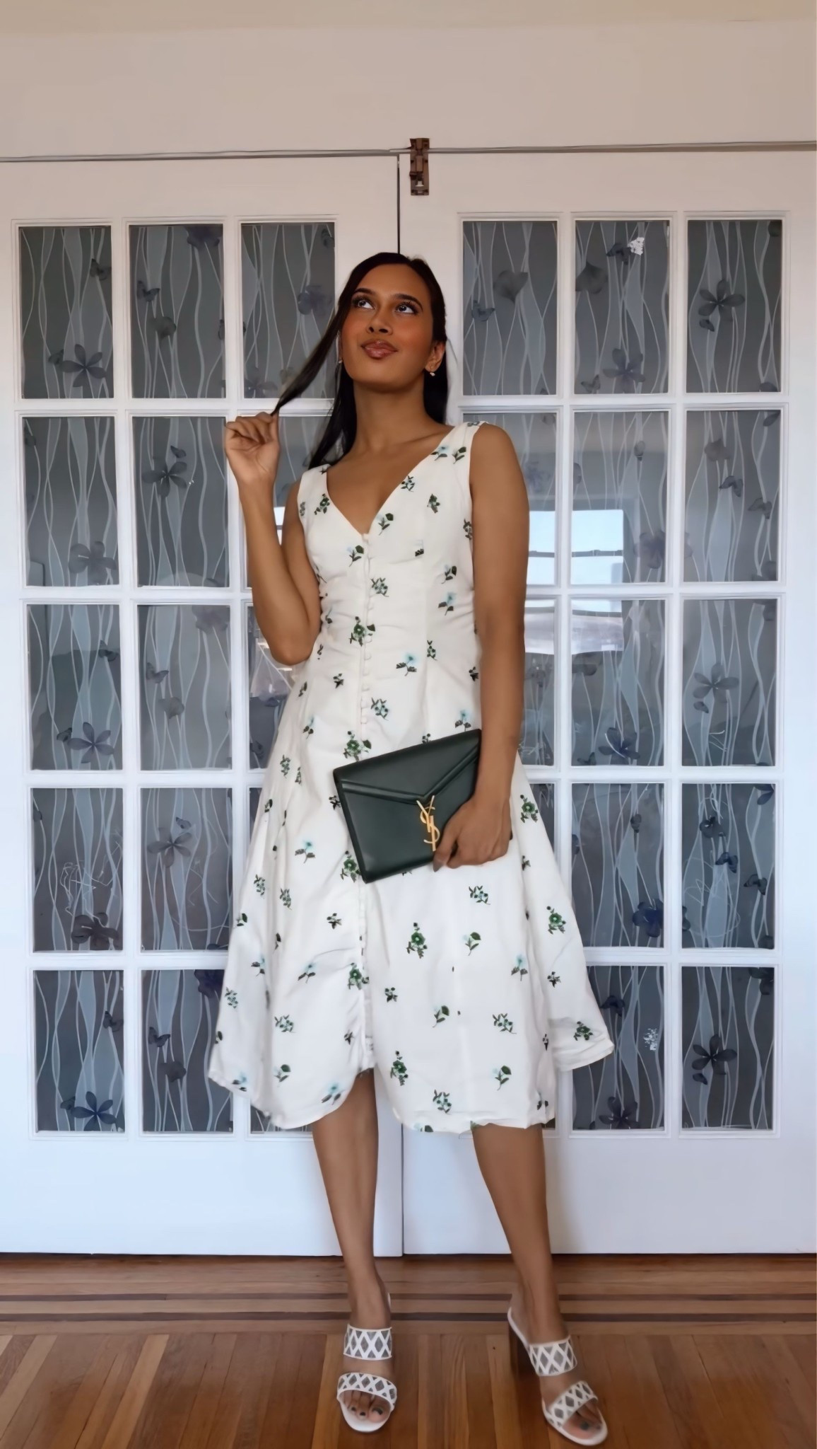 Getting in those last summer time brunches with this gorgeous tea dress from Anthropologie! Paired this with a cute bow to add an extra girly flair! 

#LTKSaleAlert #LTKStyleTip