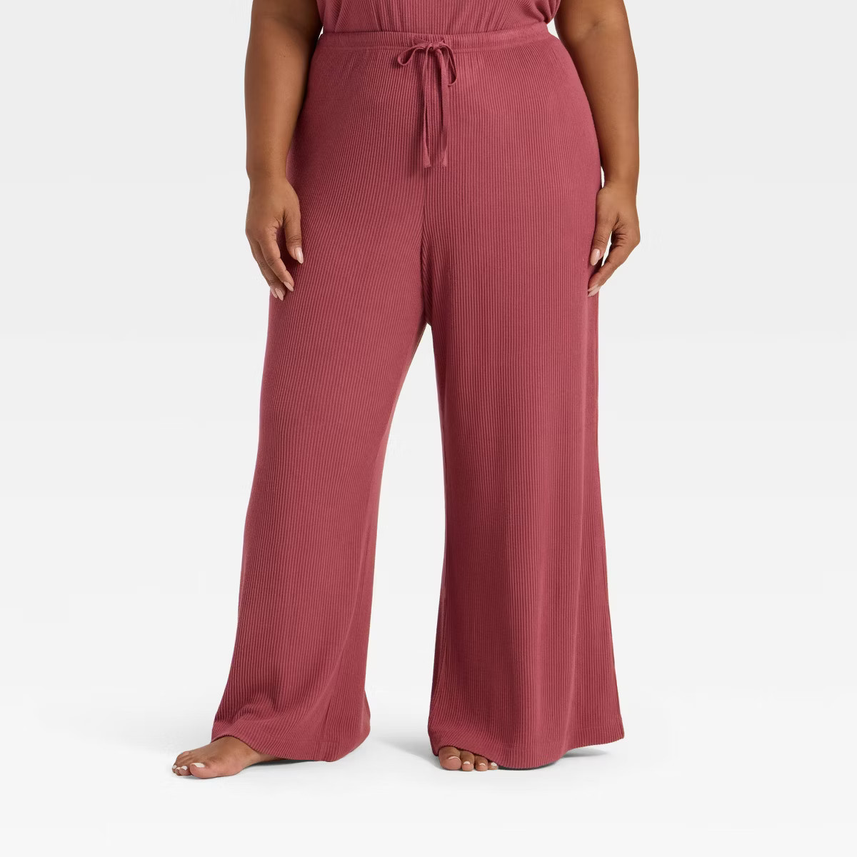Women's Cozy Ribbed Wide Leg Pants - Auden™ | Target