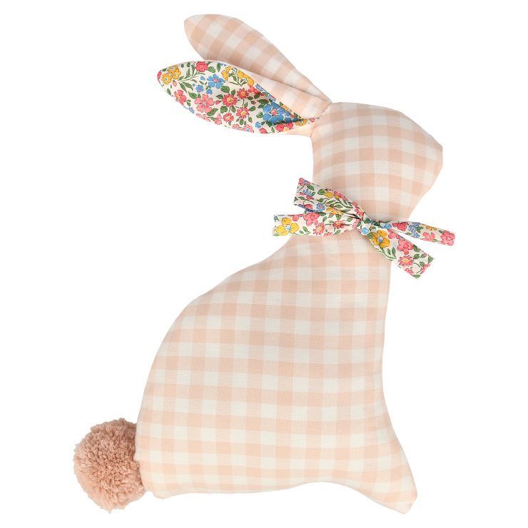 Meri Meri Gingham Bunny Cushion (Pack of 1) | Target