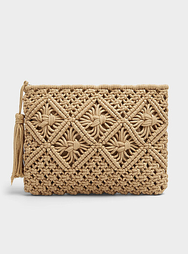 Crochet zip pouch | Simons