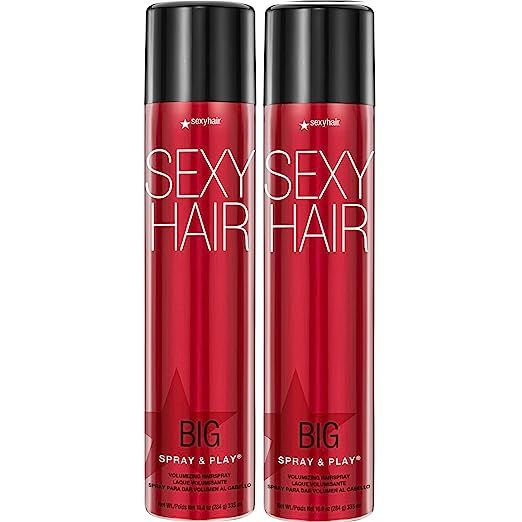 SexyHair Big Spray & Play Volumizing Hairspray | Hold and Shine | Up to 72 Hour Humidity Resistan... | Amazon (US)