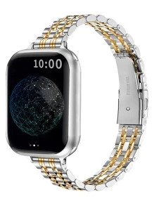 Stainless Steel Watchband Compatible With Apple Watch | SHEIN